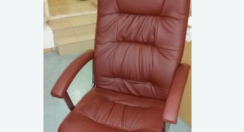Обтяжка офисного кресла. Ногинск-9