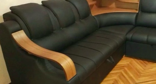 Перетяжка кожаного дивана. Ногинск-9